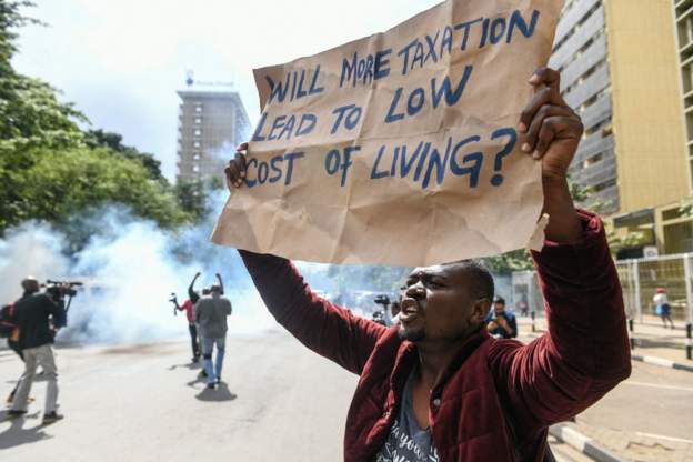 Kenyans enraged over plans to introduce new taxes and increase existing ones