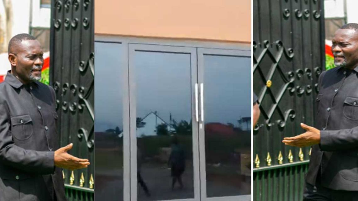 Catch a glimpse of the full glass-gated house lawyer John Kumah will be buried in