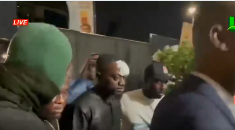 Video: LilWin makes appearance at Kumasi movie premiere hours after surviving an accident