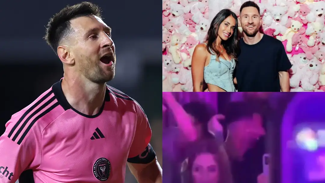Video: Lionel Messi hits the club with his wife after MLS break