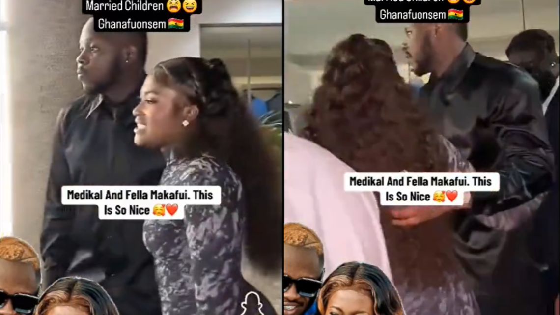 “I will sit by my husband”: Medikal and Fella reportedly re-unite after separation drama