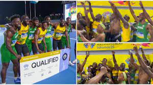 Forever Ghana- Nigeria: See how athletes celebrated their 4x100m Olympics qualification