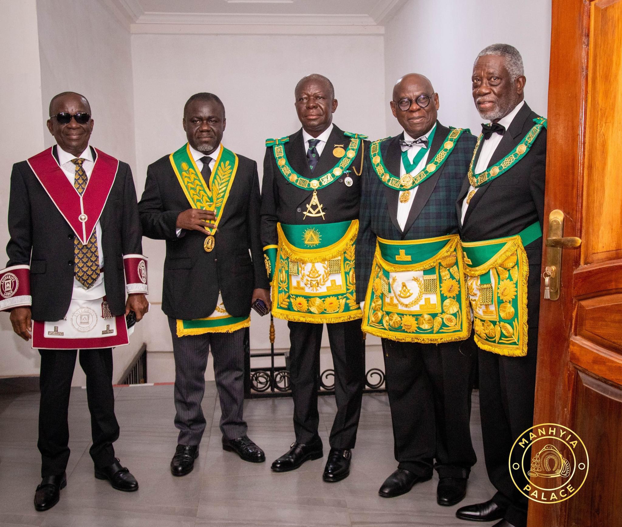 Freemasons visit Asantehene to commemorate Golden Stool anniversary