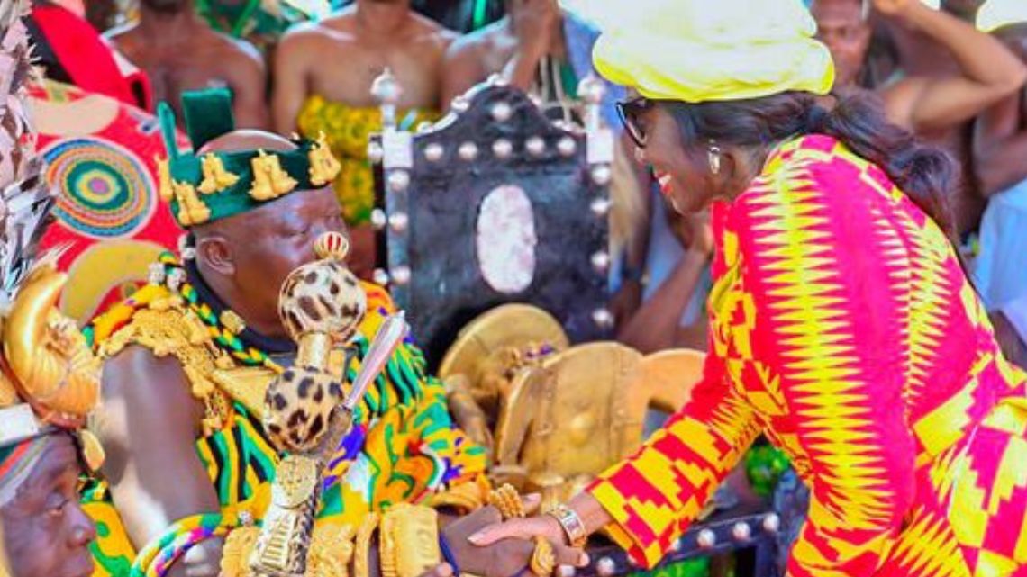 Beauty and color displayed as the Rawlings’ pay homage to Otumfuo