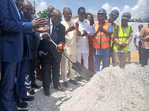 Akufo-Addo cuts sod for building of MIIF Technical Training and Jewelry Centre at UMaT