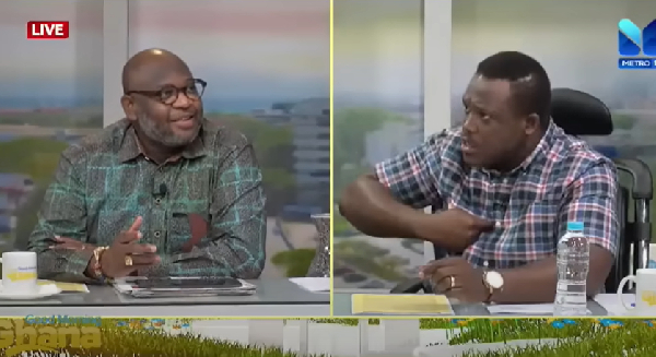 Video: Randy Abbey confronts Sam George over allegation against senior EC official
