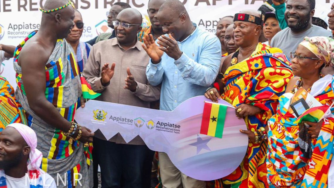 Bawumia commissions 124 housing units for Appiatse residents after tragic explosion