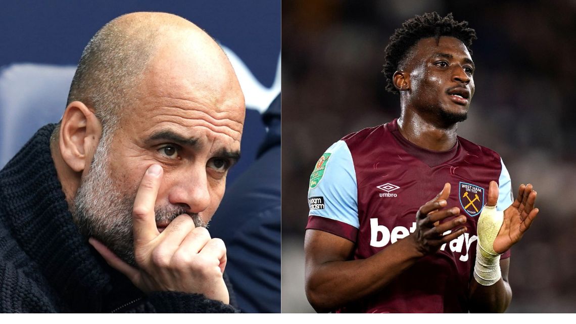 Pep praises Kudus; but he is named among his worries ahead of City-West Ham clash