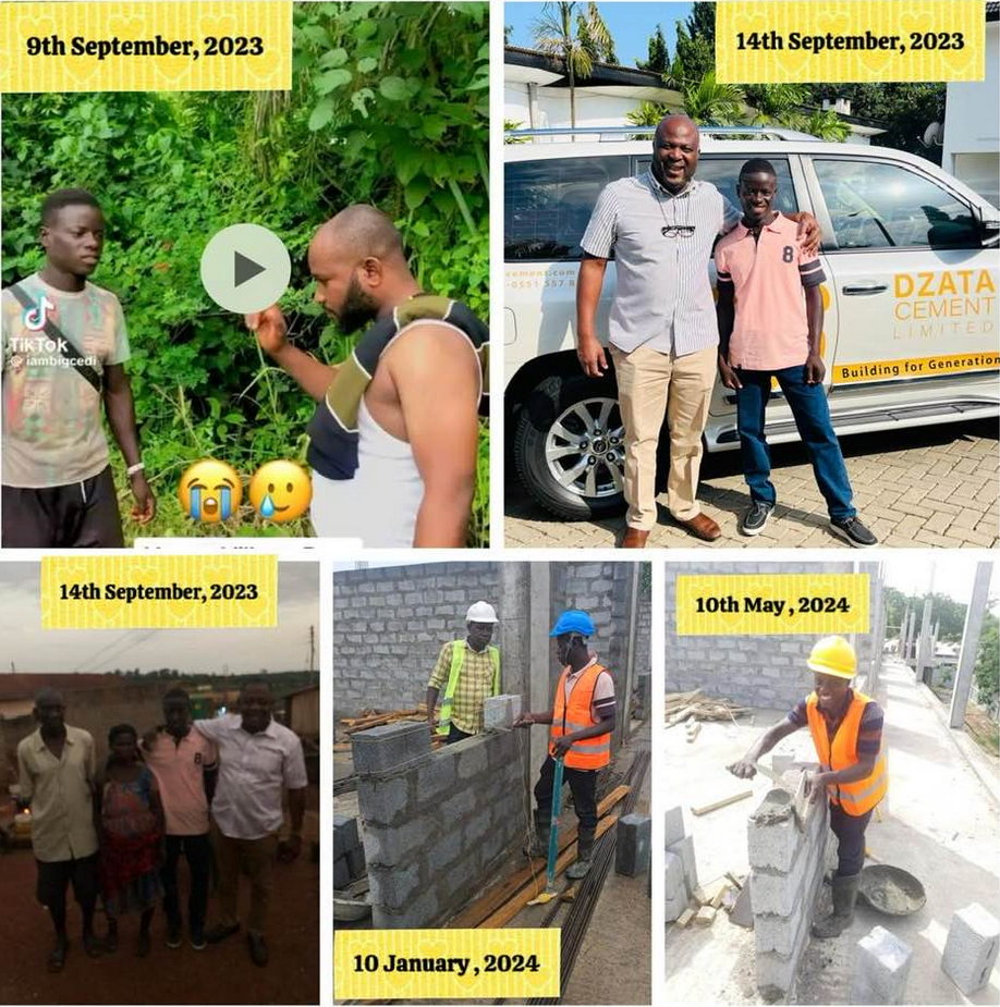 Dreams do come true, meet young man from Bobikuma mentored by Ibrahim Mahama in construction, mining