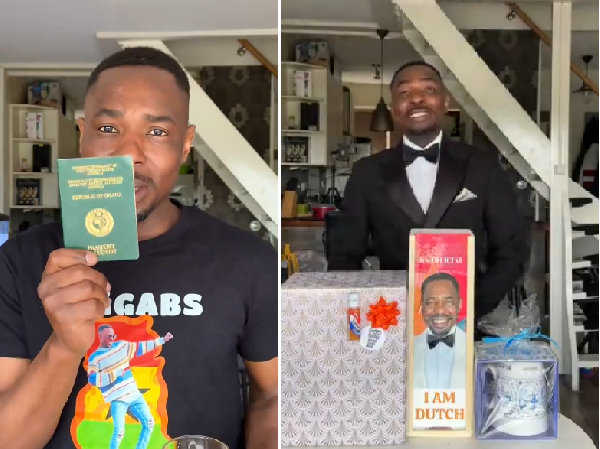 Video: See how a Ghanaian express joy for securing a Dutch citizenship