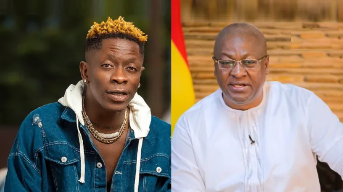 This is what happened when Shatta Wale and Mahama met on a plane to London