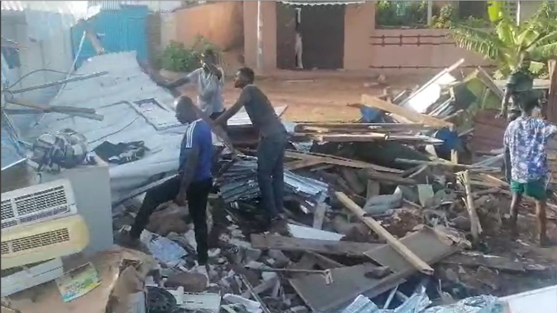 Ablekuma North Municipal Assembly demolishes over 50 shops at Awoshie