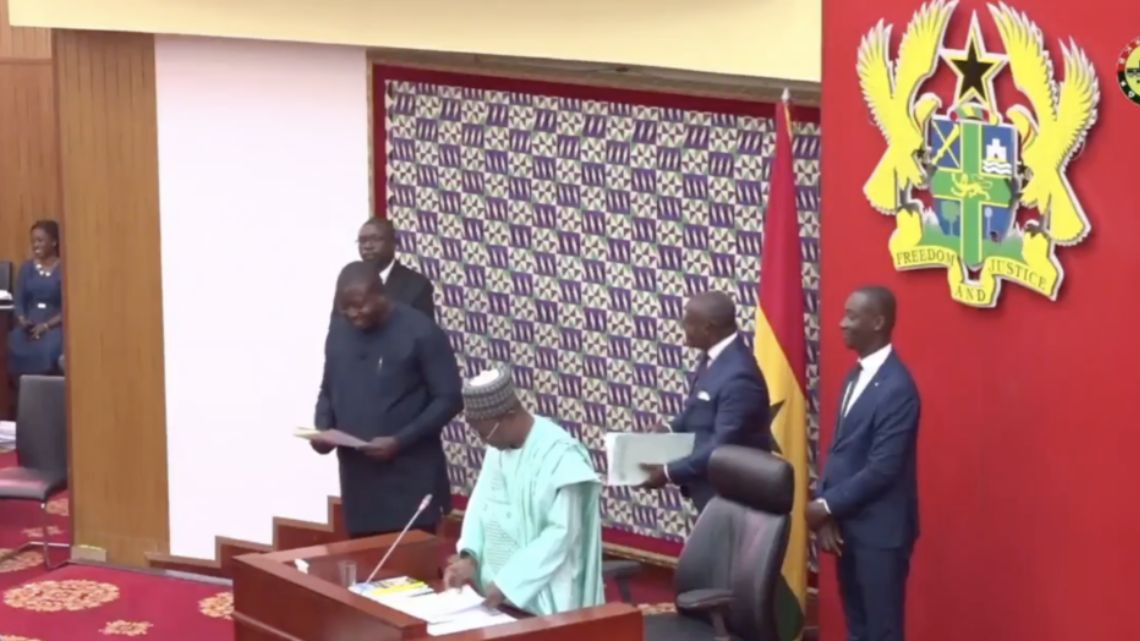Kwabena Boateng sworn-in as Ejisu MP as Parliament reconvenes