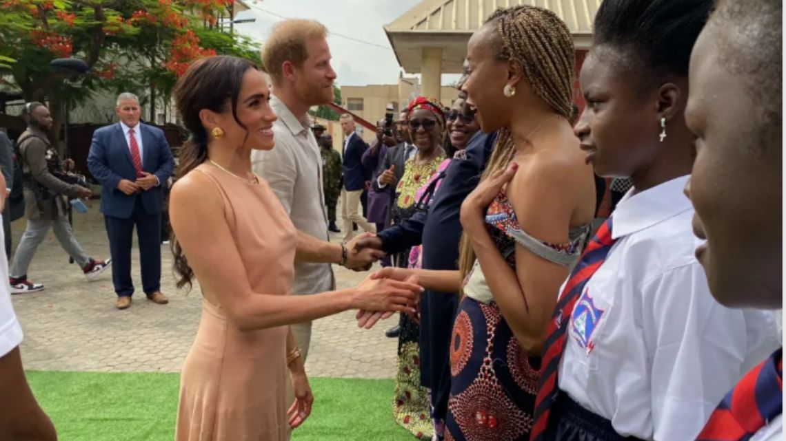 Harry and Meghan in Nigeria for a 3-day visit