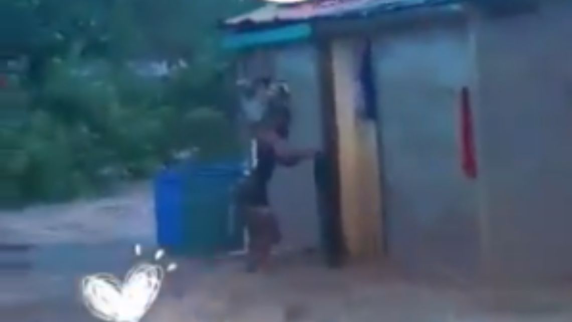 Mother and her baby trapped in their home at Apam-Mumford after Wednesday’s rain rescued