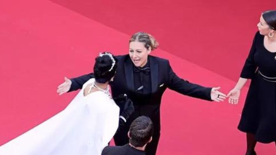 Ukrainian model files complaint against Cannes Festival for red carpet assault by security guard