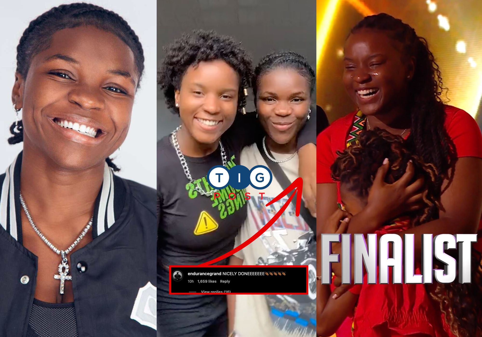 What Endurance Grand said to Afronitaaa and Abigail after their BGT performance