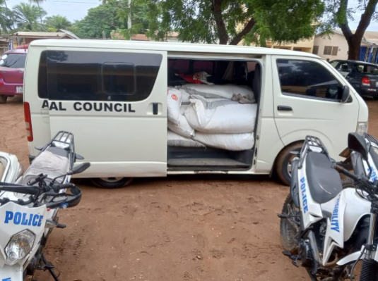 Police bust driver of Anlo Trad. Council in an attempted cocoa beans smuggle to Togo