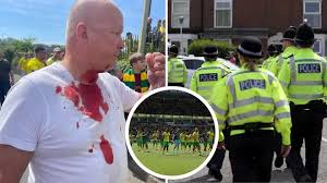 Police arrest 2 after clash between Leeds-Norwich fans