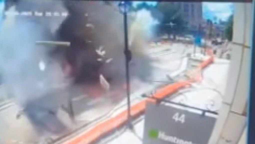 Ohio bank worker killed by building explosion; seven others injured
