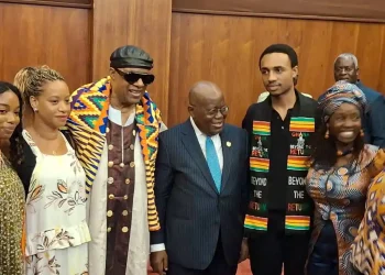 Dag Heward-Mills, Sammy Kuffour, Kwame Despite seen at ‘welcome dinner’ for Stevie Wonder