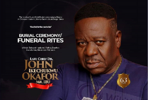 Mr. Ibu’s burial slated for June 30, 2024