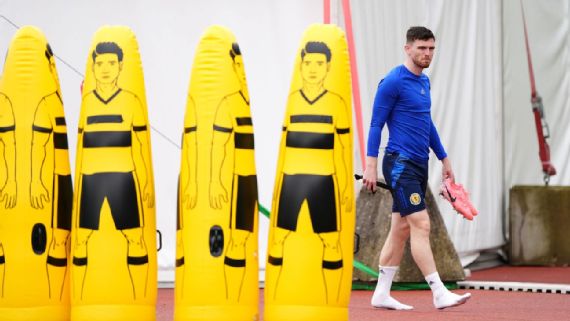 Euro 2024: Scotland’s Robertson declared fit after injury scare