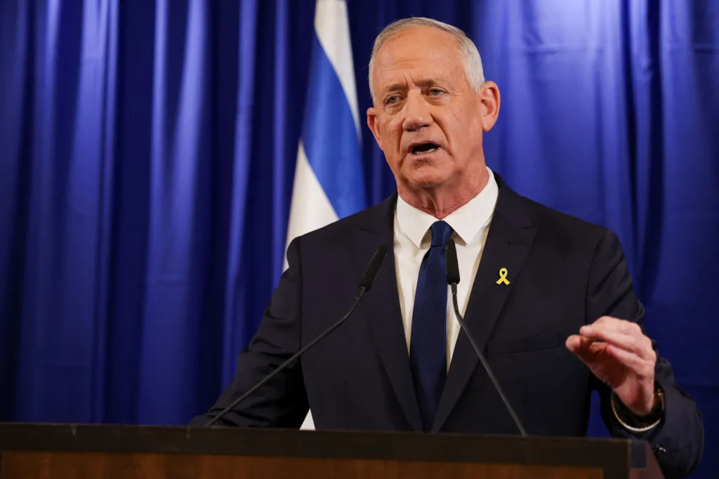 Israeli war cabinet minister Benny Gantz resigns from emergency govt