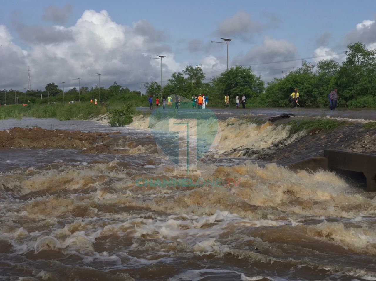 Ayensu river diversion: Three buildings collapse, over 150 houses submerged