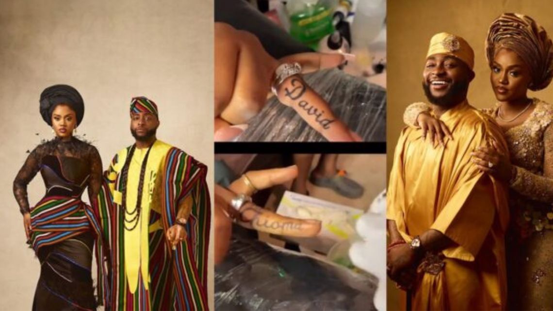 Davido and Chioma get matching tattoos