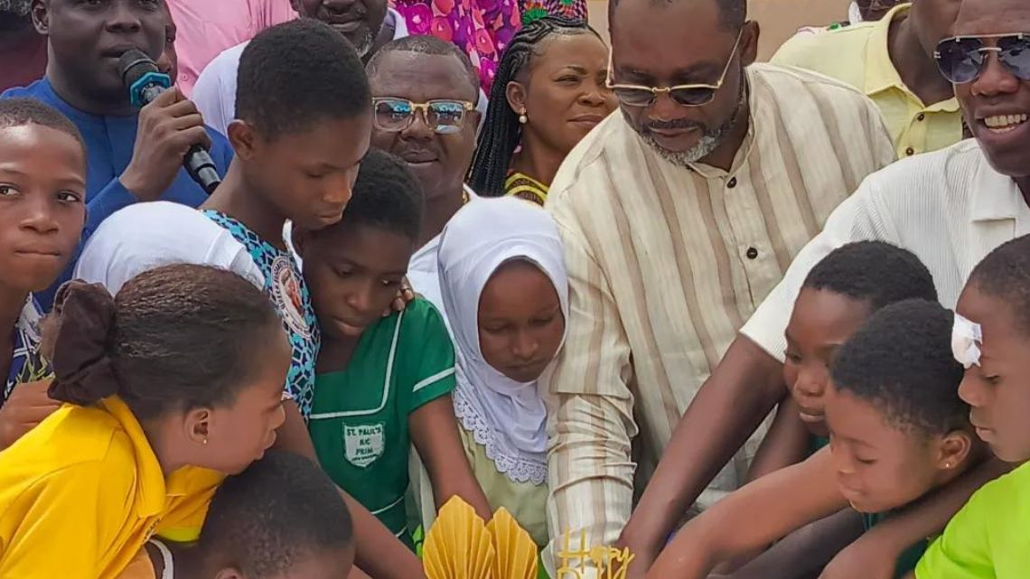 NAPO celebrates 56th birthday with Kumasi pupils in grand style