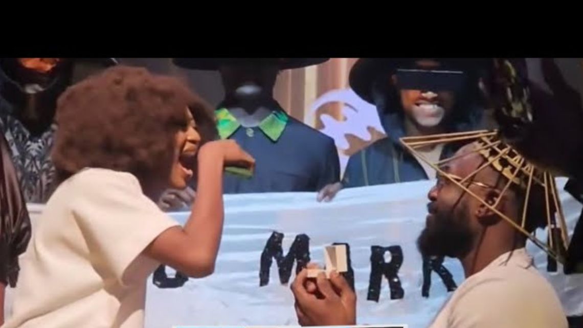 Fashion designer Elikem Kumordzie proposes to his girlfriend at EMY Africa Expo