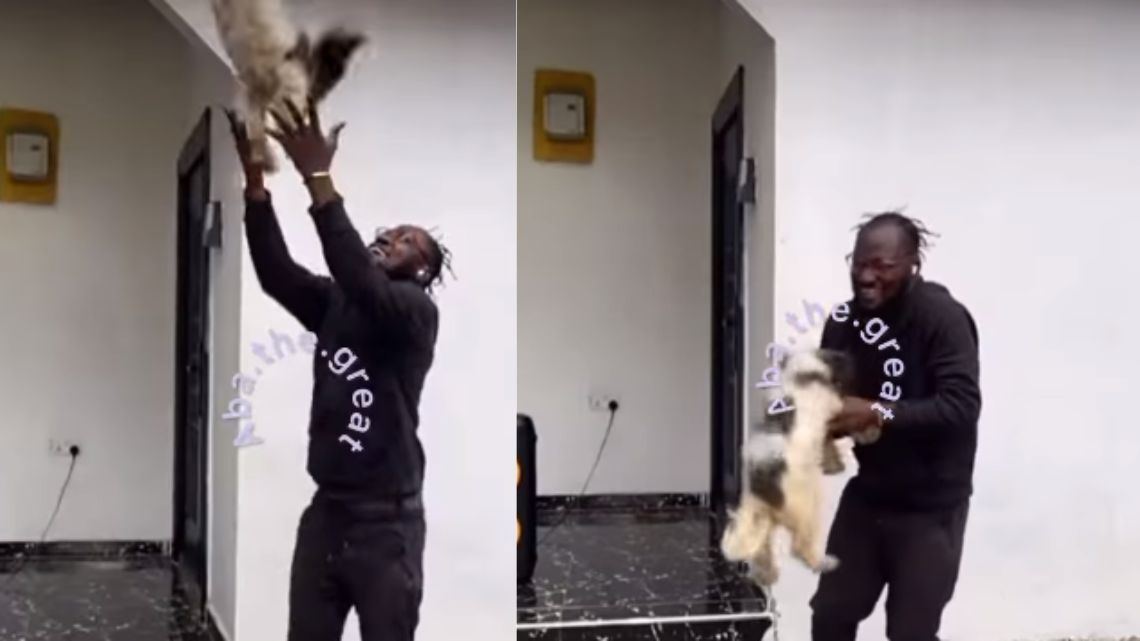 Funny Face ‘abuses’ his dog, netizens react