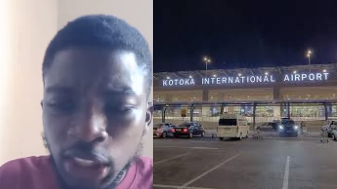 Man campaigns for votes as he details grand escape plan for all Ghanaian youth through Kotoka