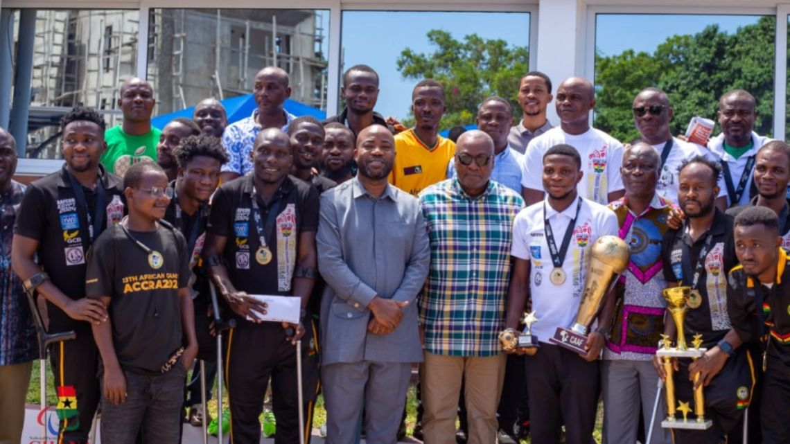 Mahama gifts Ghana’s amputee national team $10,000 for winning AFCON