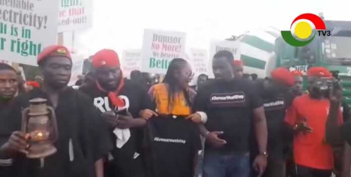 Give us immediate and enduring solutions to ‘Dumsor,’ – #DumsorMustStop campaigners to Akufo-Addo