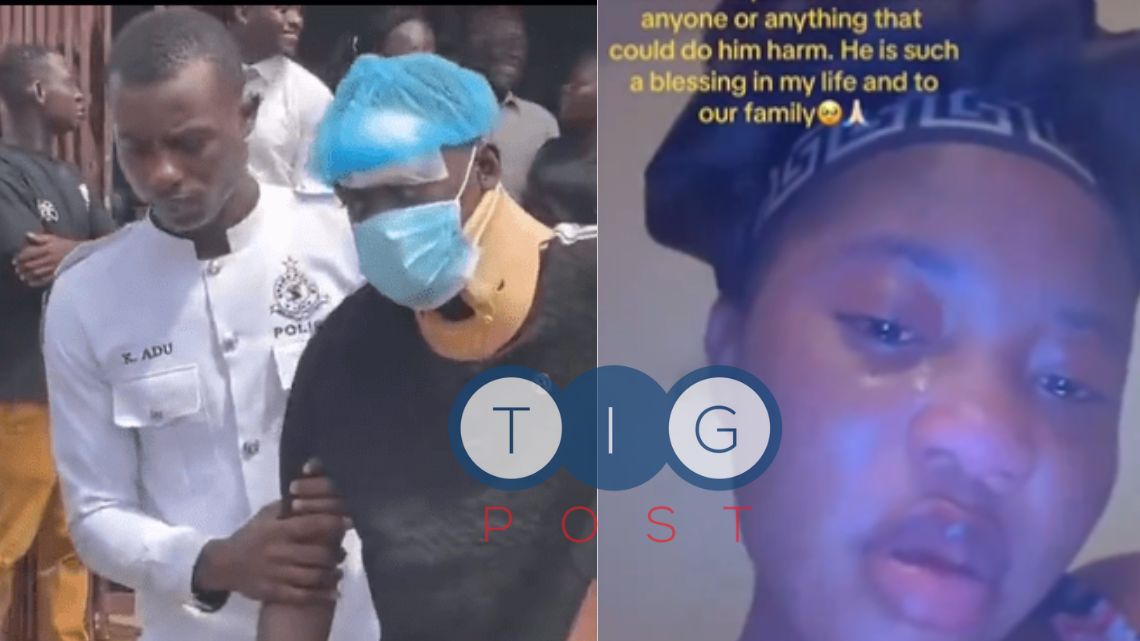 VIDEO: LilWin’s wife heartbroken by his legal woes, shed tears and prays for him