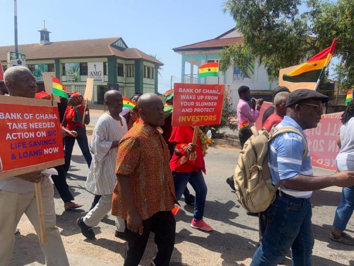 Locked-up investment holders picketing at Finance Ministry slated for today