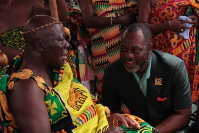 Opoku Prempeh spotted with Asantehene at Ga State durbar