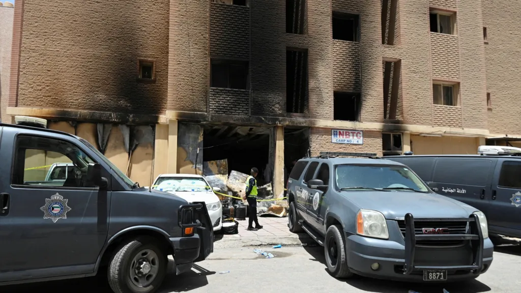 Dozens reported dead after fire consumes residential block in Kuwait