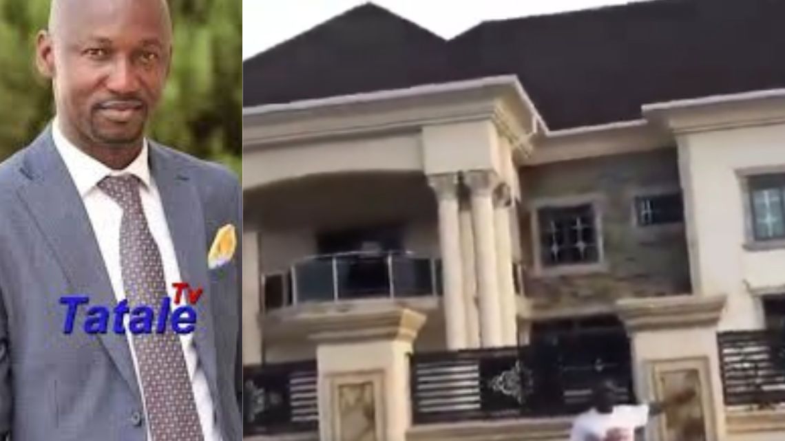 VIDEO: Asante-Akyem Central MCE huge mansion pops up, angry resident says he’s into galamsey
