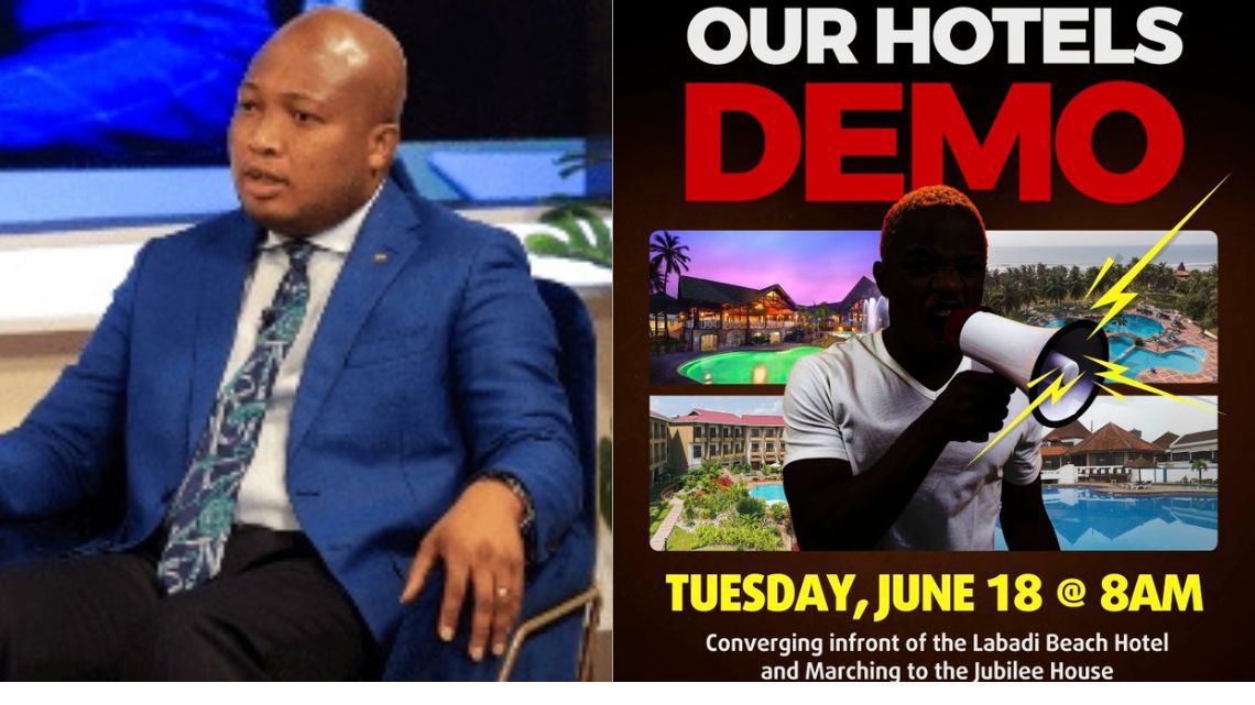“Hands off our hotel” demo set – Okudzeto announces