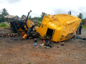 Fatal accident on Accra-Kumasi Highway kills one