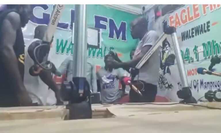 Individuals belonging to two NPP factions in Walewale trade blows