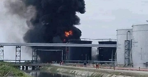 Section of Dangote Refinery in Lagos catches fire