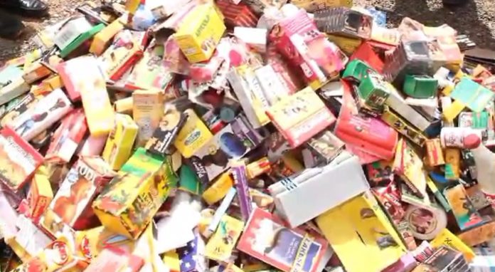 Over 1,000 pieces of hips, butt enlargement products destroyed at Asante Akyem
