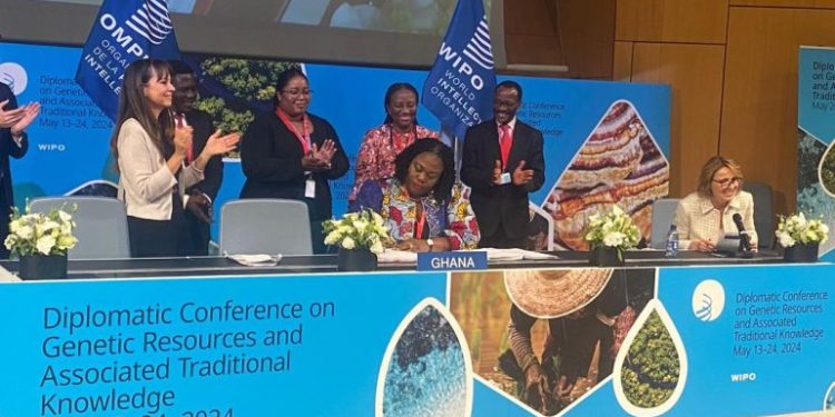 Treaty signed by Ghana to ensure conservation of genetic resources, traditional knowledge
