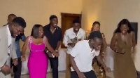 Video: Partey at 31 birthday party; Nana Aba, Black Stars players celebrate in excitement