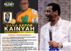 Lord Kenya to bury his father on August 10