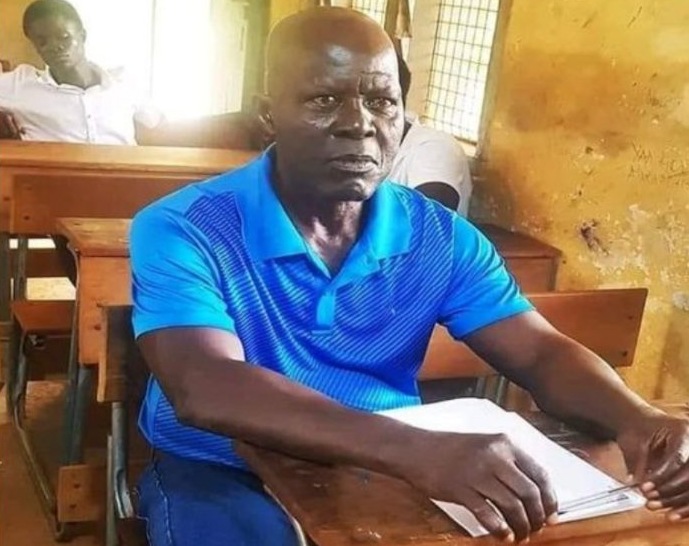 71-year-old and father of 4 takes part in ongoing 2024 BECE at Goaso
